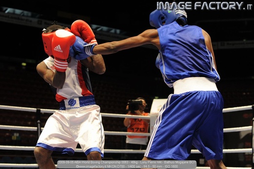 2009-09-05 AIBA World Boxing Championship 0063 - 48kg - Lony Pierre HAI - Bathusi Mogajane BOT